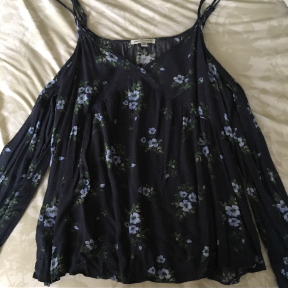 AE cold shoulder blouse